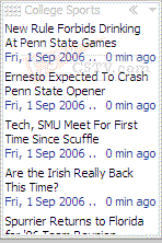 screen shot list